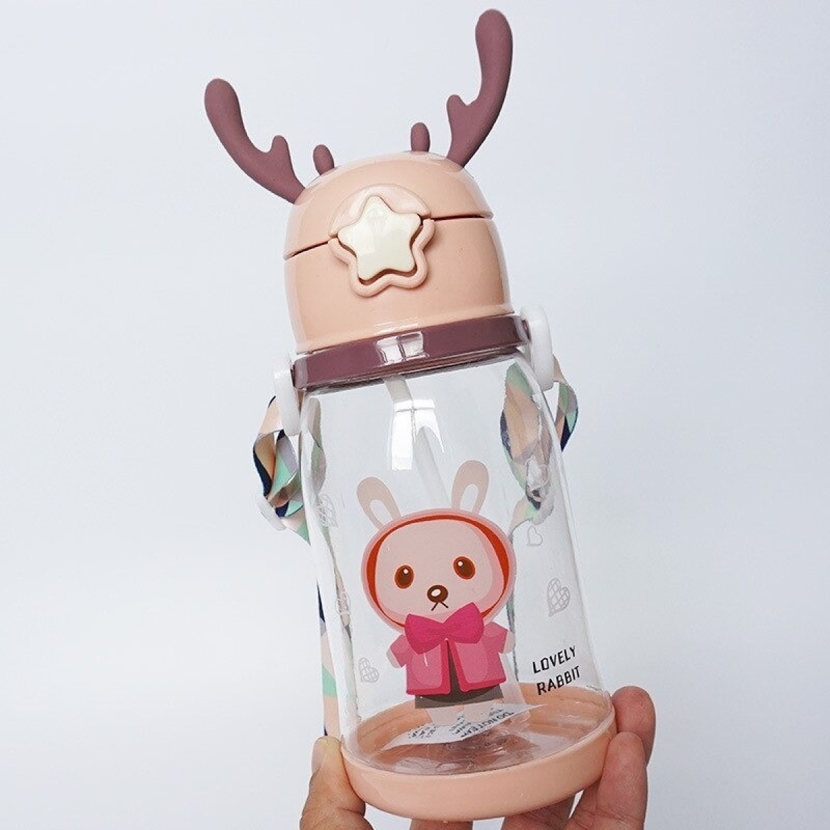 Botella Entrenamiento Para Bebe Con Pajita Vaso Con Correa - Imagen 13