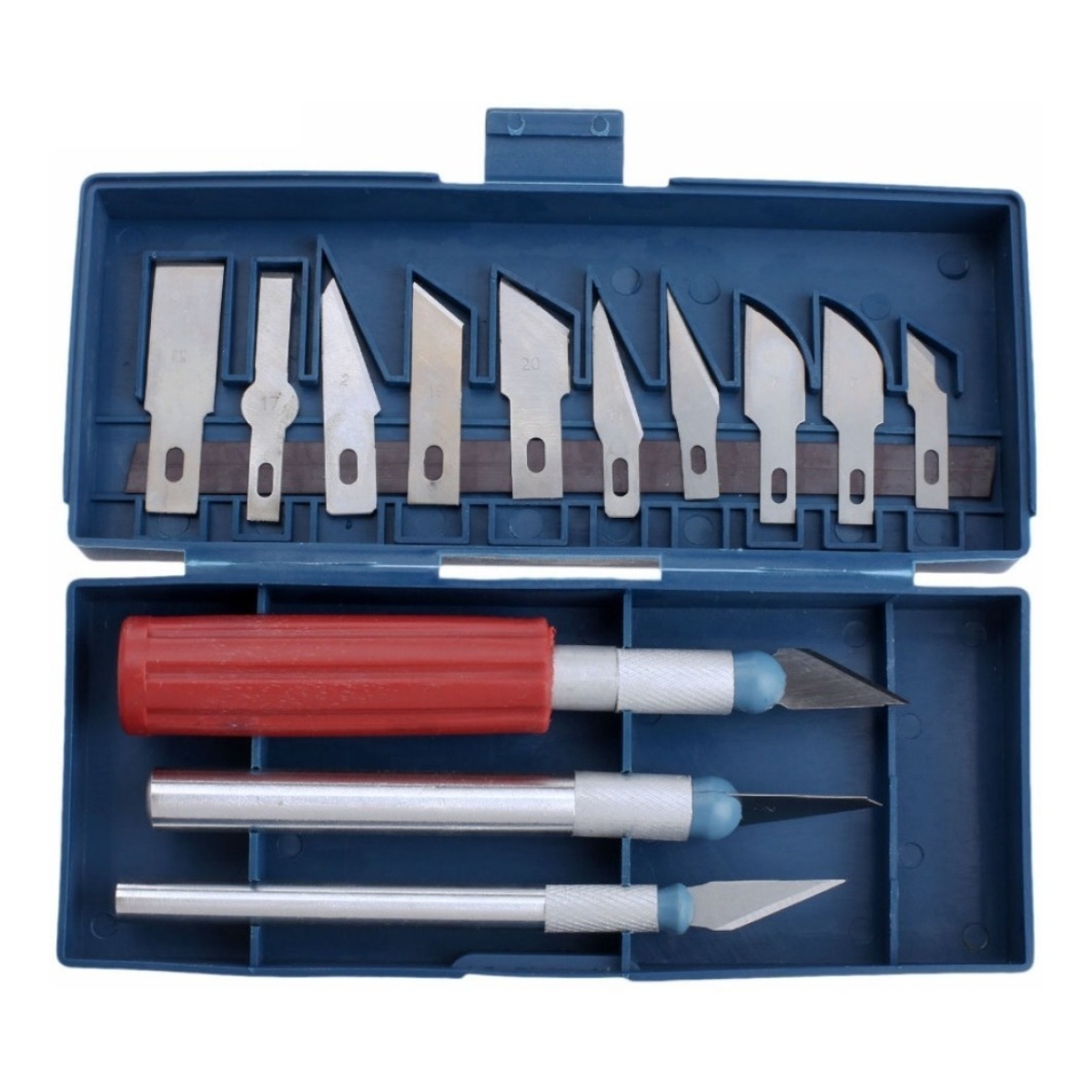 Set Cutter De Precision Trincheta Bisturi 3 Mangos 13 Hojas - Imagen 1