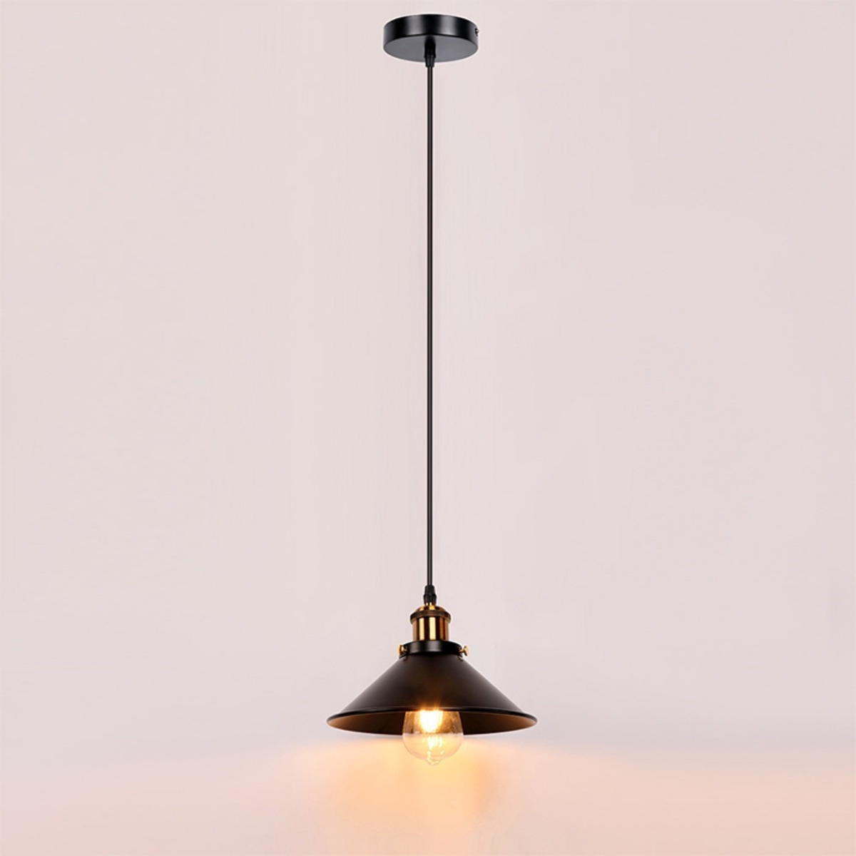 Lampara De Techo Retro Industrial Vintage Decorativa 22cm - Imagen 5