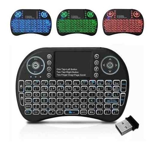 D_861185-MLU40243863255_122019-F.jpg Teclado Wireless Con Luz Para Smart Tv Con Luz - Imagen 1