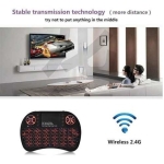 Teclado Wireless Con Luz Para Smart Tv Con Luz - Imagen 5