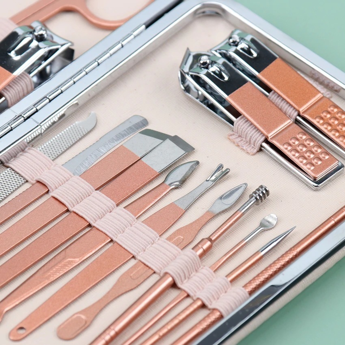 Set Manicura Y Pedicura Completo 18 Piezas Con Estuche - Imagen 6