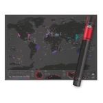 Mapa Para Raspar Mapamundi Scratch Map 82x59 Edición Capital - Imagen 5