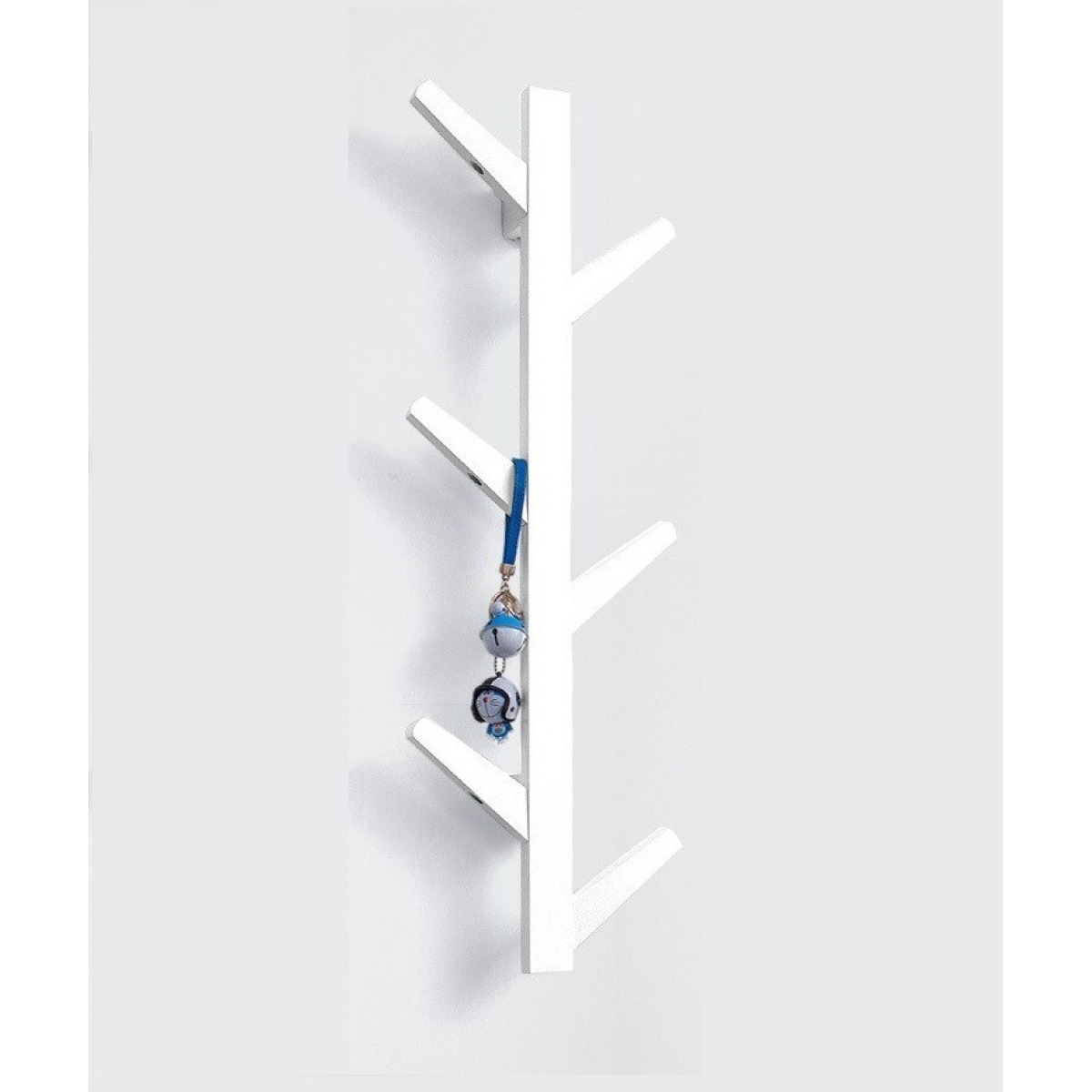 Perchero De Pared En Madera 6 Ganchos Decorativo - Imagen 1