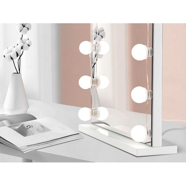 Luces LED Kit de Bombillas para Espejo de Maquillaje Tocador Hollywood  Regulable