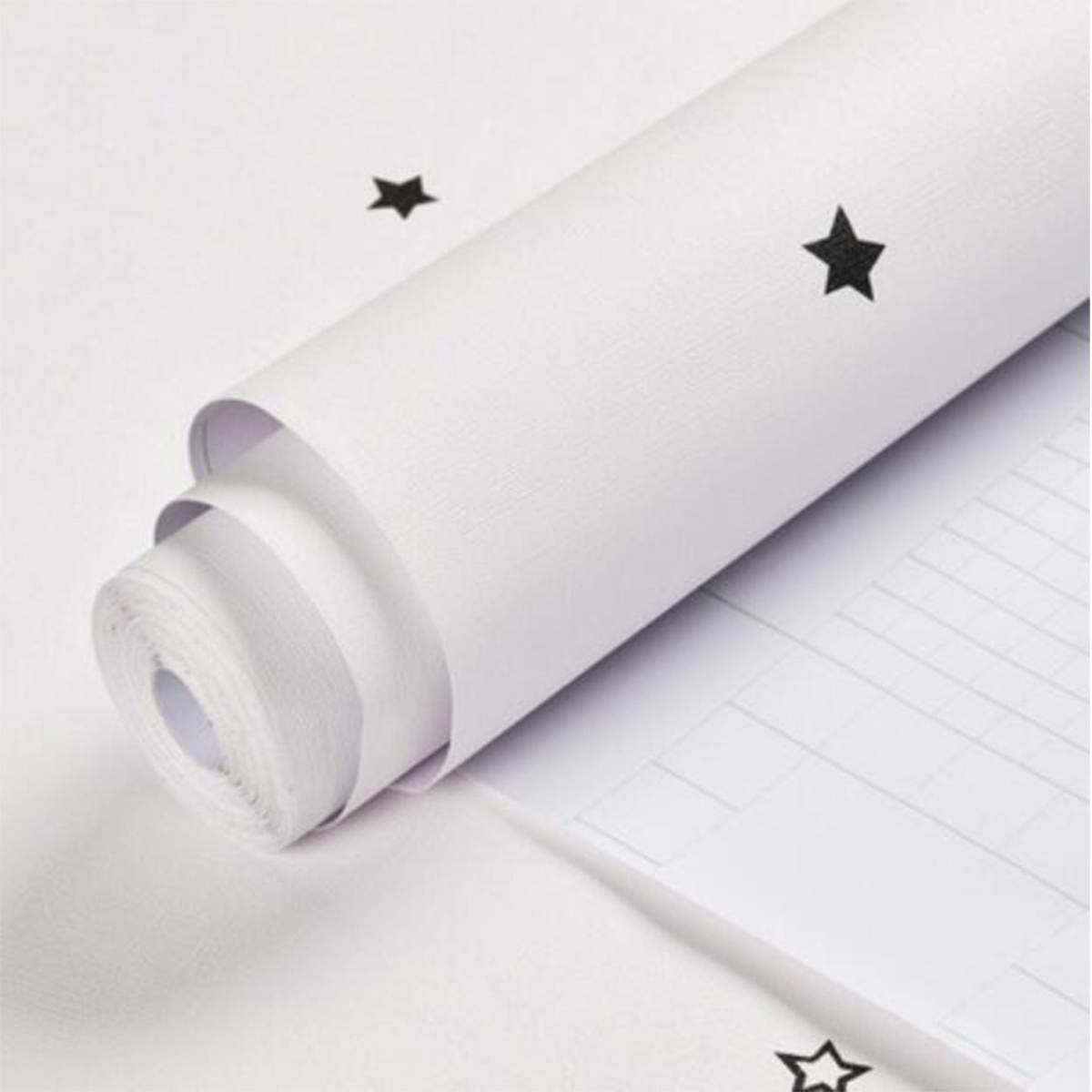 Papel Autoadhesivo Para Pared Con Diseño De Estrellas - Imagen 2