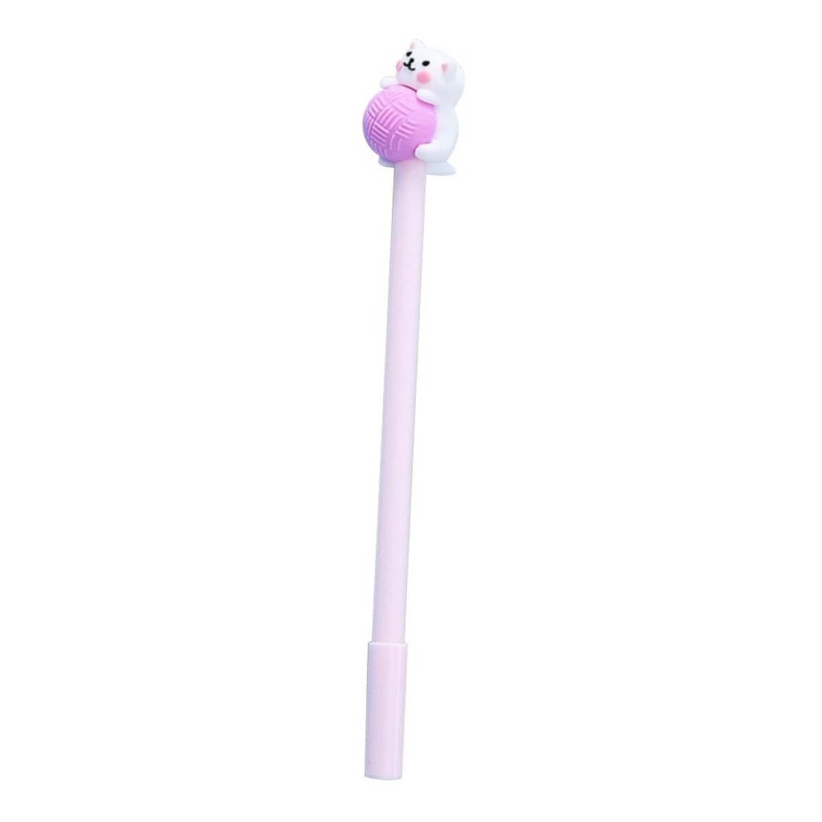 Lapicera Boligrafo Divertida Escolar Liceal Kawaii Gato Bola - Imagen 8
