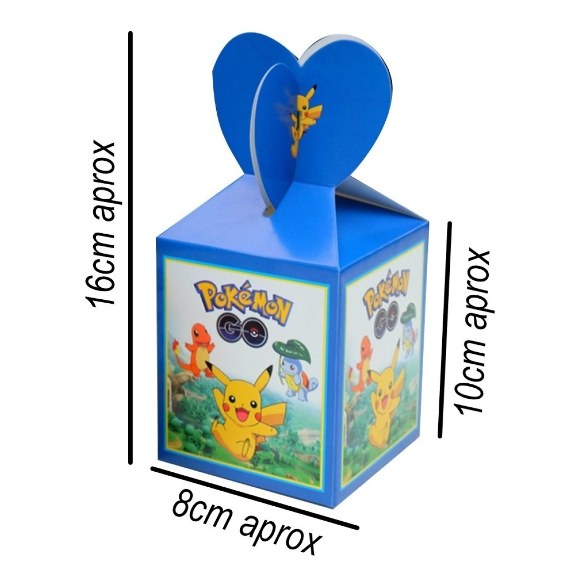 Pack X6 Cajitas Para Sorpresitas Pokemon Cumpleaños Infantil - Imagen 4