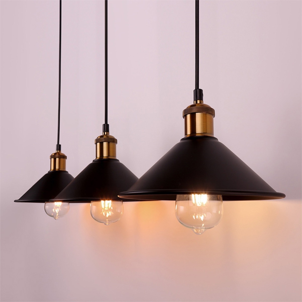 Lampara De Techo Retro Industrial Vintage Decorativa 22cm - Imagen 6
