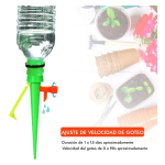 Tapa Botella Auto Riego Masetas Goteo Plantas Viaje X1 - Imagen 7