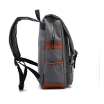 Mochila Unisex Laptop 17' Detalles En Ecocuero - Imagen 2