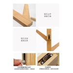 Perchero De Pared En Madera 6 Ganchos Decorativo - Imagen 16