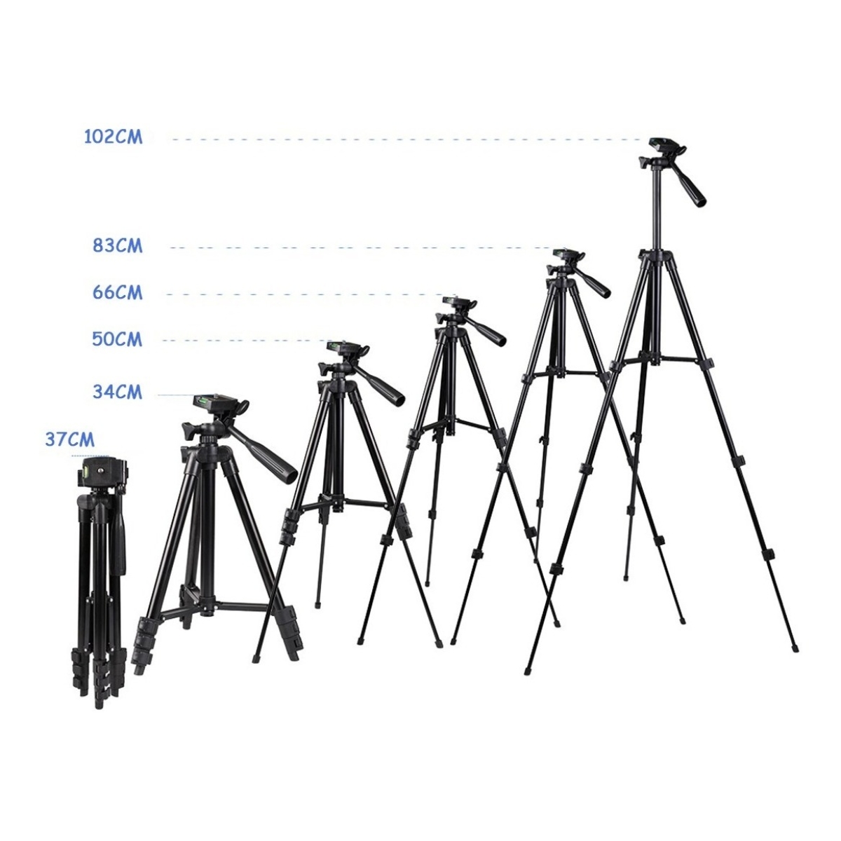 Tripode Extensible 35-102cm Para Cámara O Celular - Imagen 5