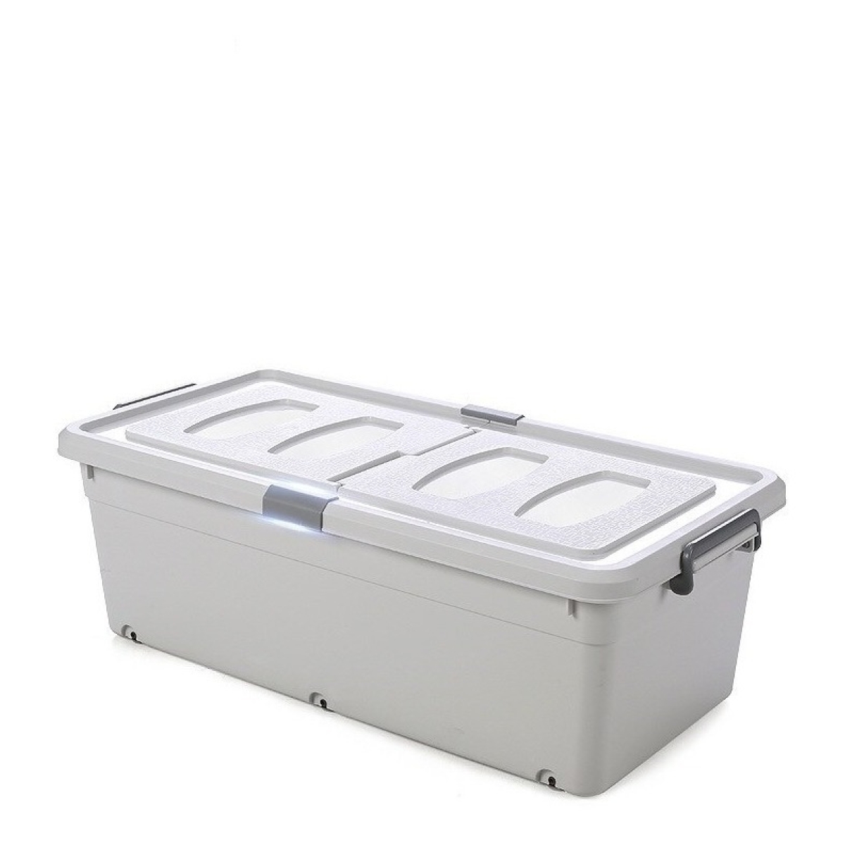Caja Organizadora De Ropa Doble Tapa Y Ruedas Grande - Imagen 9