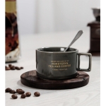 Set X5 Tazas De Café Té Estilo Americano Con Base En Bambú - Imagen 4