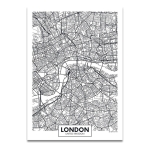 Cuadros Decorativos Mapas Ciudades Marco De Madera 50x70cm - Imagen 108
