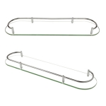 Estante Vidrio Con Accesorios Ideal Baño O Cocina Accesorios - Imagen 3