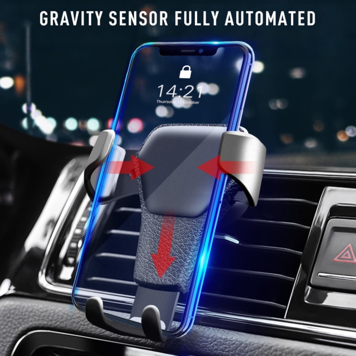 Soporte Universal Celular Ajuste Automatico Para Auto - Imagen 5