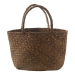 Bolso Cartera Playera Mimbre Ratán Verano - Imagen 2