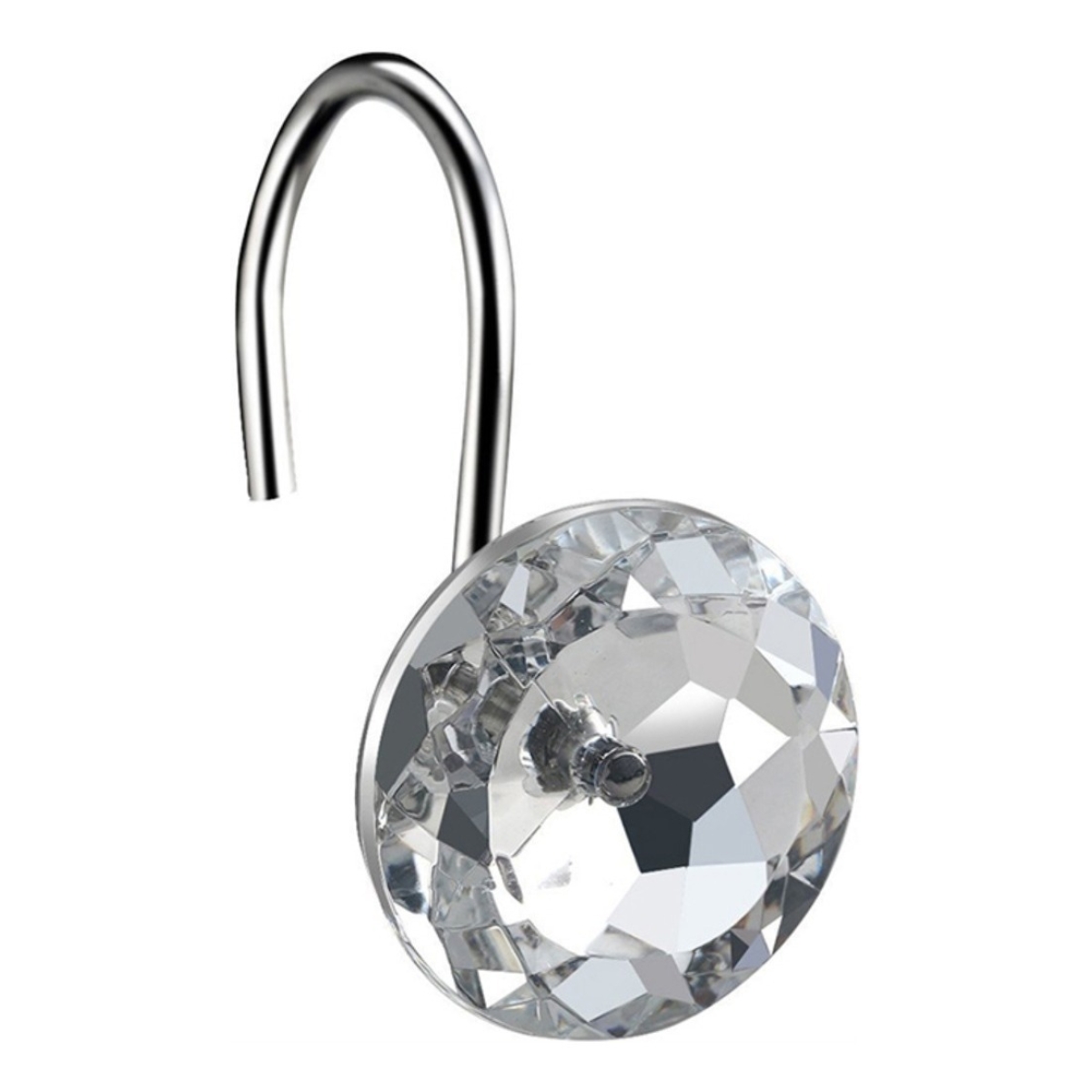 Pack X 12 Ganchos Para Cortina De Baño Argollas - Iluminaras - Imagen 4