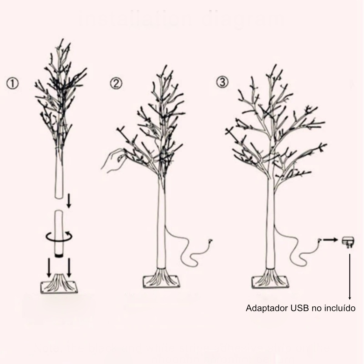 Arbol Led 1,8 Mts Fiestas Decoracion - Unicos - Imagen 7