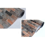 Papel Adhesivo Empapelar Paredes Simil Ladrillo Mix 122cm - Imagen 2