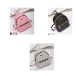 Mini Mochila Bandolera Simil Cuero Moderna Chica - Imagen 18