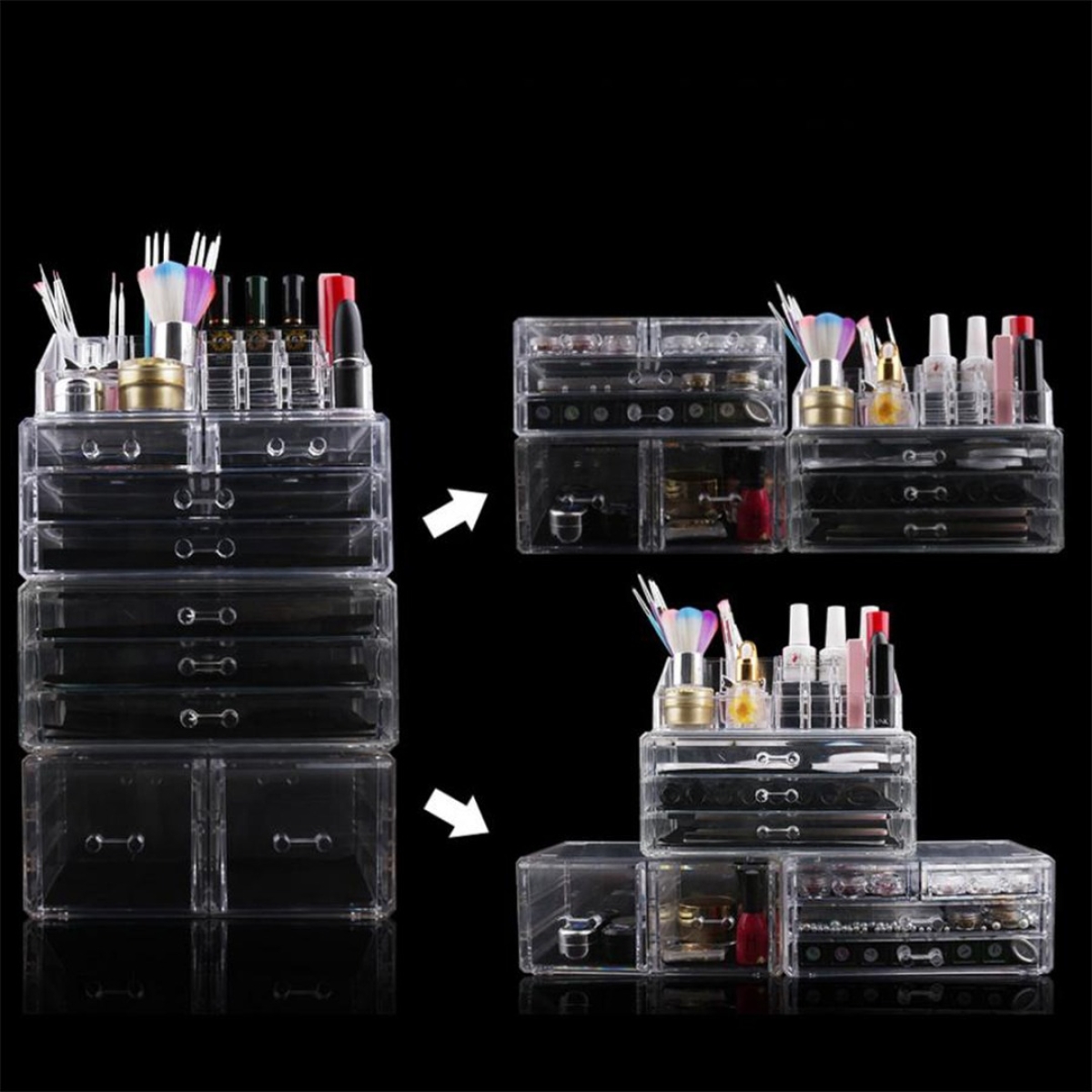 Organizador Cosméticos Exhibidor Maquillaje Acrílico Grande - Imagen 6