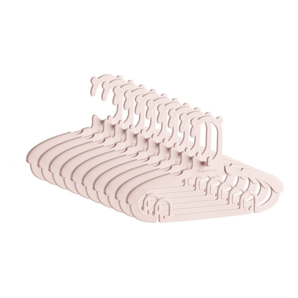 Pack X 10 Perchas Para Bebe Y Niño Expandible Ahorra Espacio - Imagen 1