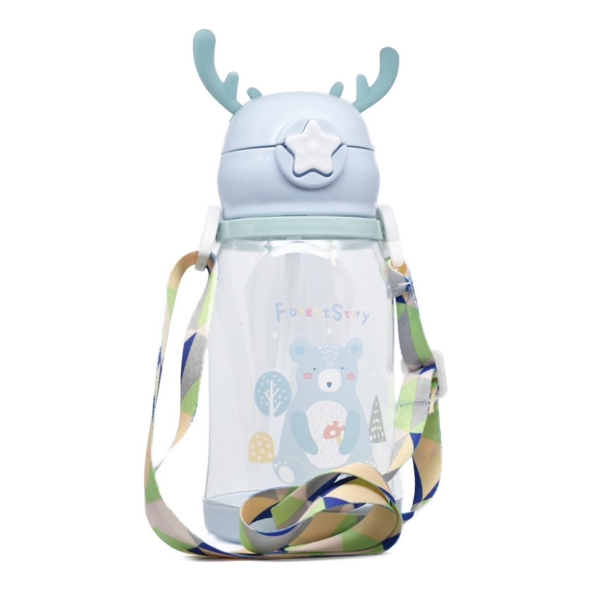 Botella Entrenamiento Para Bebe Con Pajita Vaso Con Correa - Imagen 26