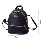 Mini Mochila Bandolera Simil Cuero Moderna Chica - Imagen 16