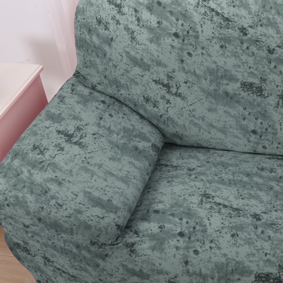 Funda Cubre Protector Sillon Sofa 1 Cuerpo Diseño Terciopelo - Imagen 25