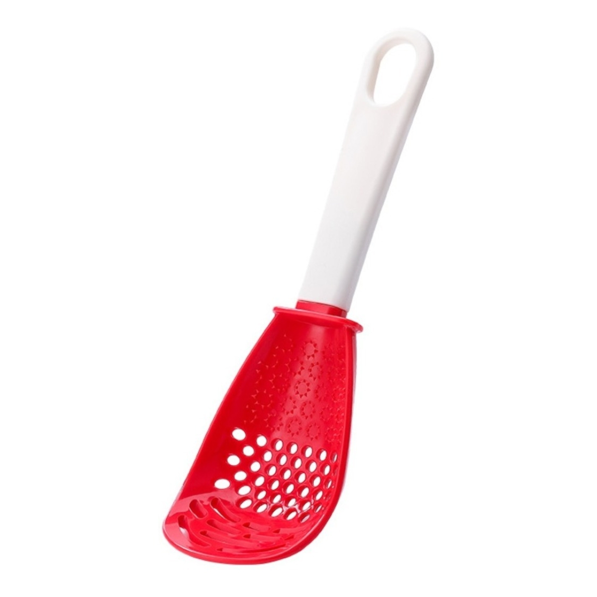 Cuchara Multiuso Espatula Colador Prensa Resistente Al Calor - Imagen 9