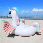 Inflable Para Piscina Unicornio Gigante 265cm - Imagen 4
