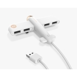 Extensor Hub Usb X4 Con Forma De Avión De Alta Calidad - Imagen 4