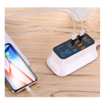 Cargador Hub Usb - Tipo C Display 8 Puertos Carga Rápida - Imagen 4