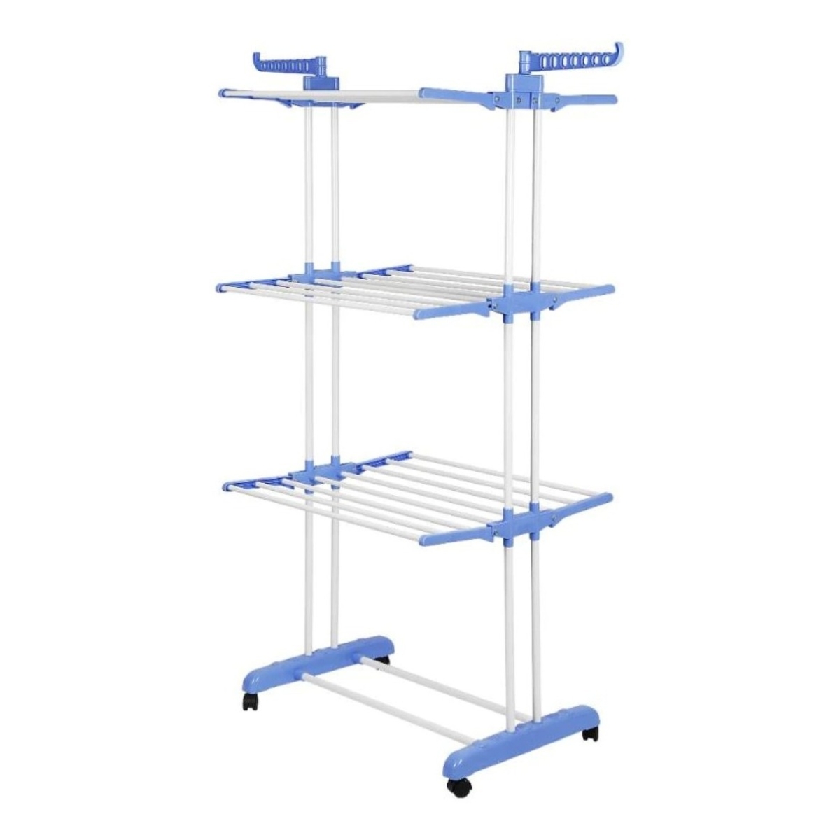 Estante De Secado Plegable Colgador De Ropa Almacenamiento - Imagen 1