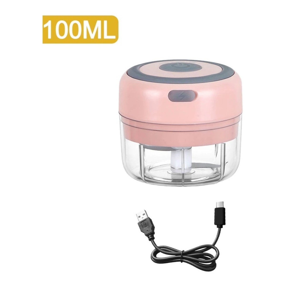 Cortador Triturador Eléctrico Ajo Verduras Recargable 100 Ml - Imagen 15