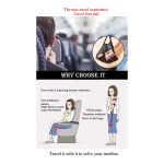 Reposapiés Hamaca Accesorios De Viaje Portátil Oficina - Imagen 7