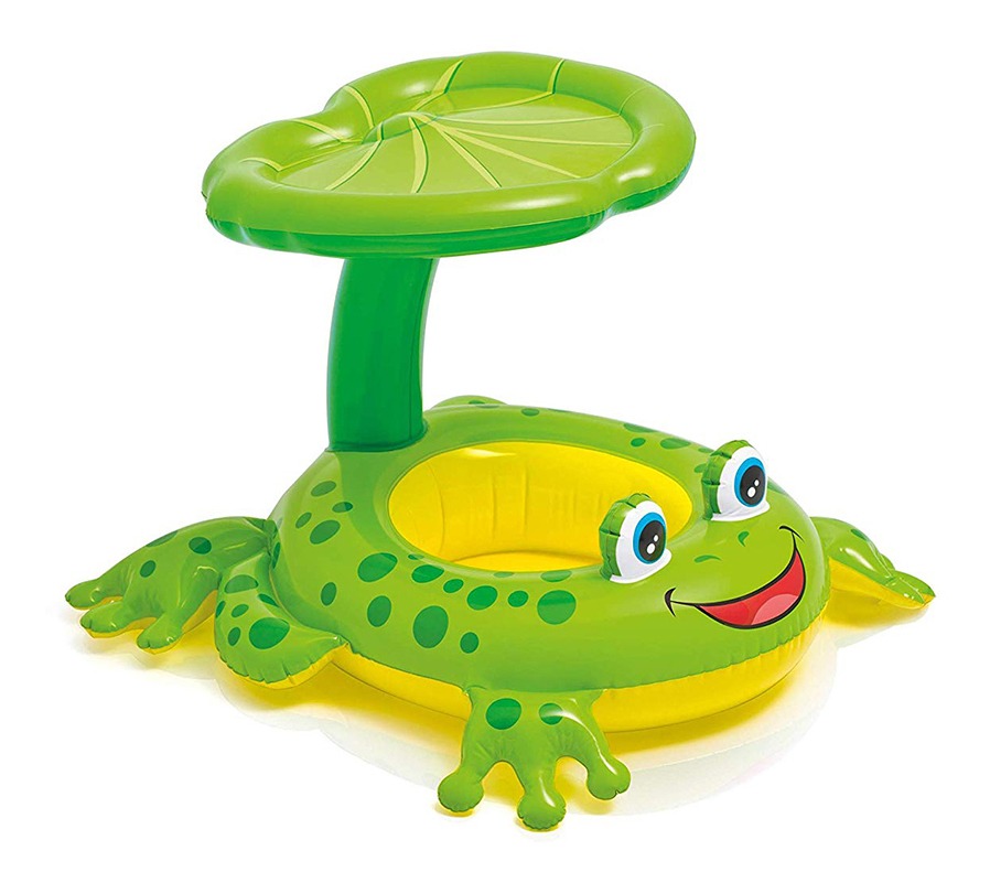 D_890400-MLU40187717944_122019-F.jpg Salvavidas Inflable Para Bebe Con Techo Filtro Uv Intex - Imagen 1