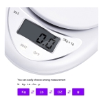 Balanza Digital De Cocina Bowls Bols Reposteria 1kg / 0.1g ® - Imagen 3