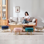 Taburete Decorativo Nordico Mini Sofa De Living Dormitorio - Imagen 4