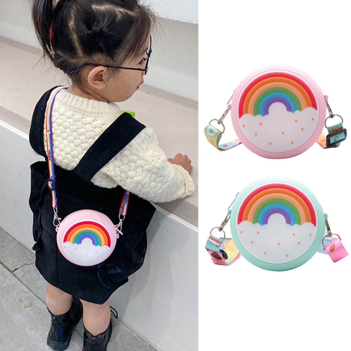 Bolso Bandolera Mini Cartera Infantil Estilo Dona - Imagen 10