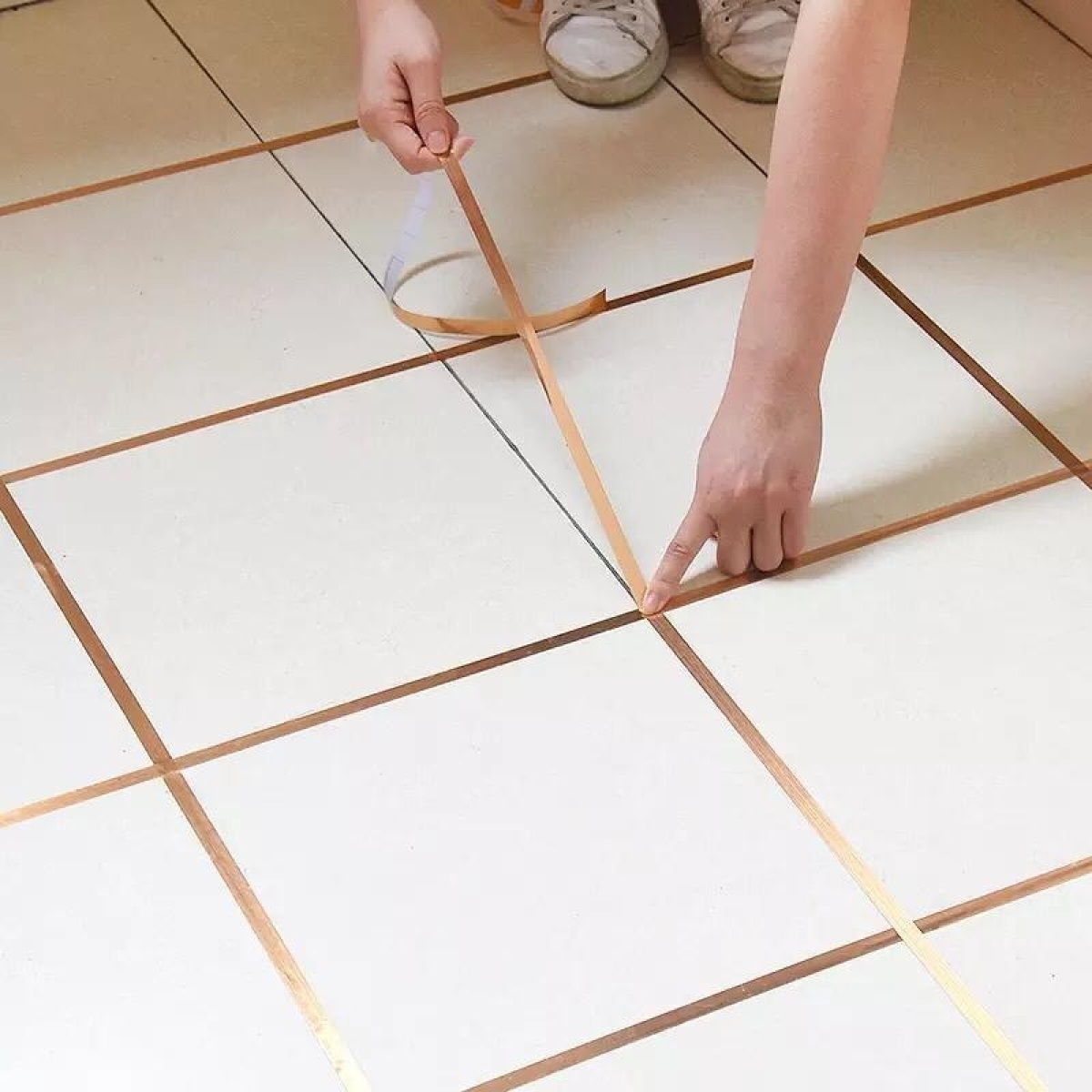 Cinta Para Brechas Piso Cerámica Decorativa Moderna - Imagen 9