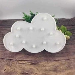 Lámpara Portátil Tipo Veladora Forma De Nube - Imagen 3