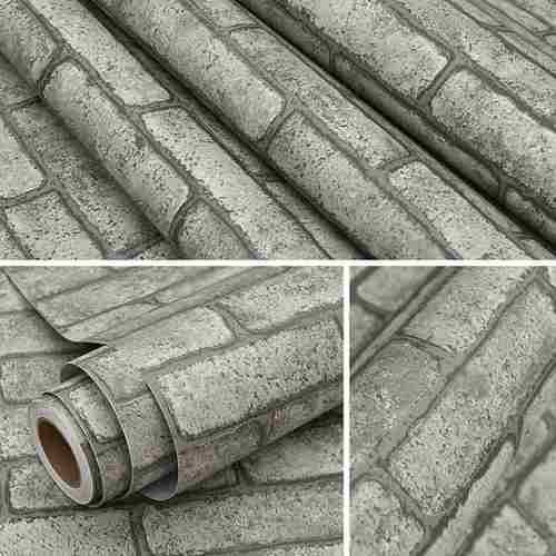 D_897620-MLU40243760825_122019-F.jpg Papel Adhesivo Gris Empapelar Paredes Simil Ladrillo 122cm - Imagen 1