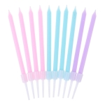 Velas Decorativas De Colores Para Cumpleaños Fiestas - Imagen 2