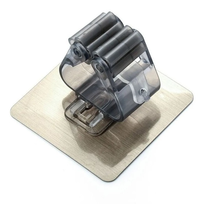 D_899721-MLU46810072878_072021-F.jpg Set X5 Soporte Individual Escoba Lampazo Autoadhesivo Pared - Imagen 1