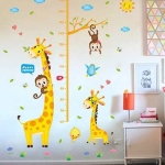Vinilo Decorativo Medidor Altura Jirafa, Mono Wall Sticker - Imagen 6