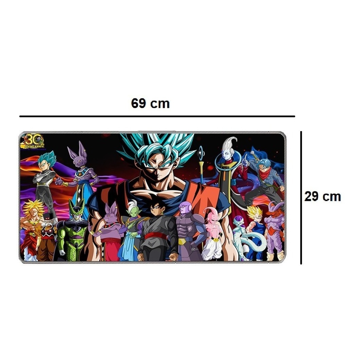 Mouse Pad Alfombrilla Gamer Dragonball Antideslizante Gaming - Imagen 5